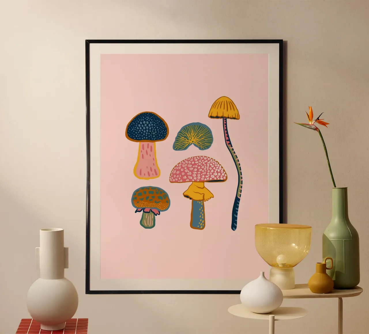 WILDPILTEN poster met aluminium frame van Anastasia Mattern