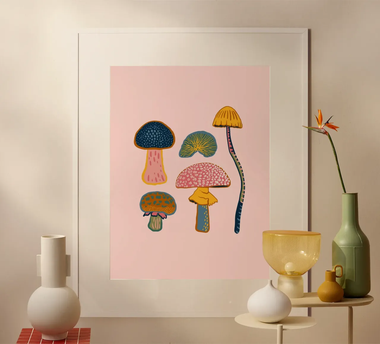 WILDPILTEN poster met aluminium frame van Anastasia Mattern