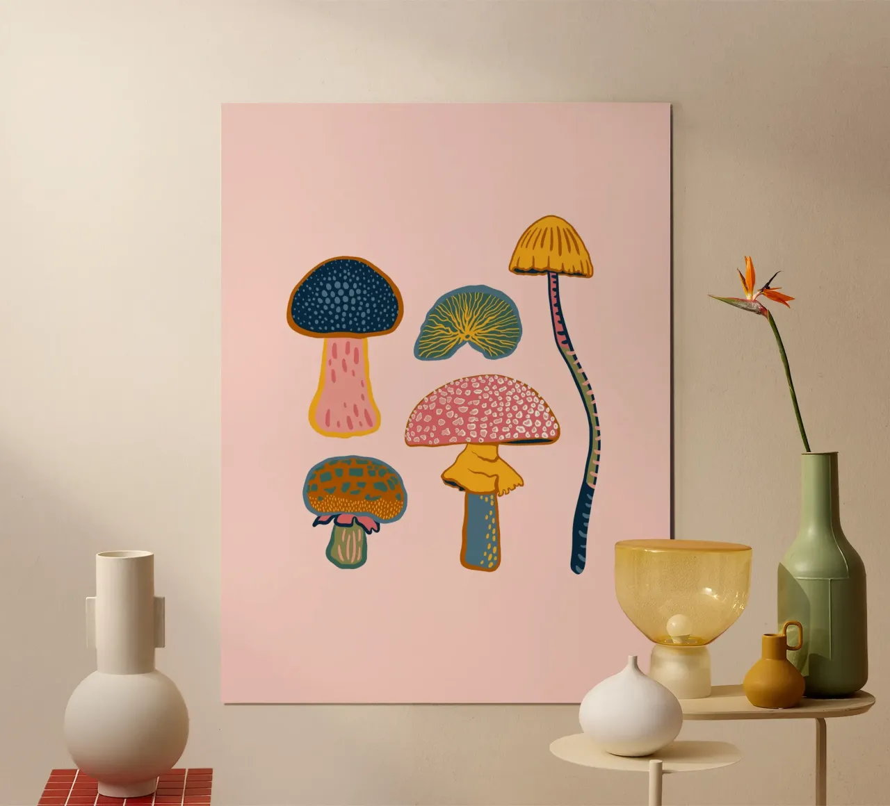 WILDPILTEN poster met aluminium frame van Anastasia Mattern