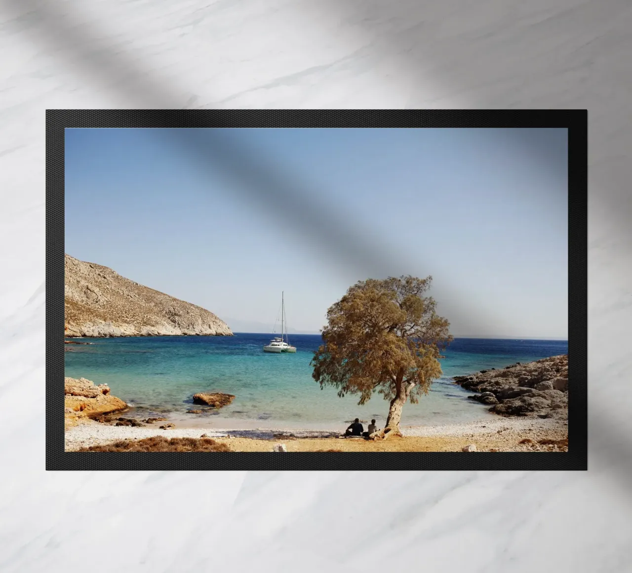Spiaggia di AKlymnos, Grecia zerbino da Simon Koy