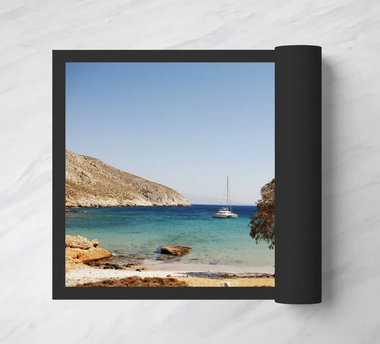 Spiaggia di AKlymnos, Grecia zerbino da Simon Koy