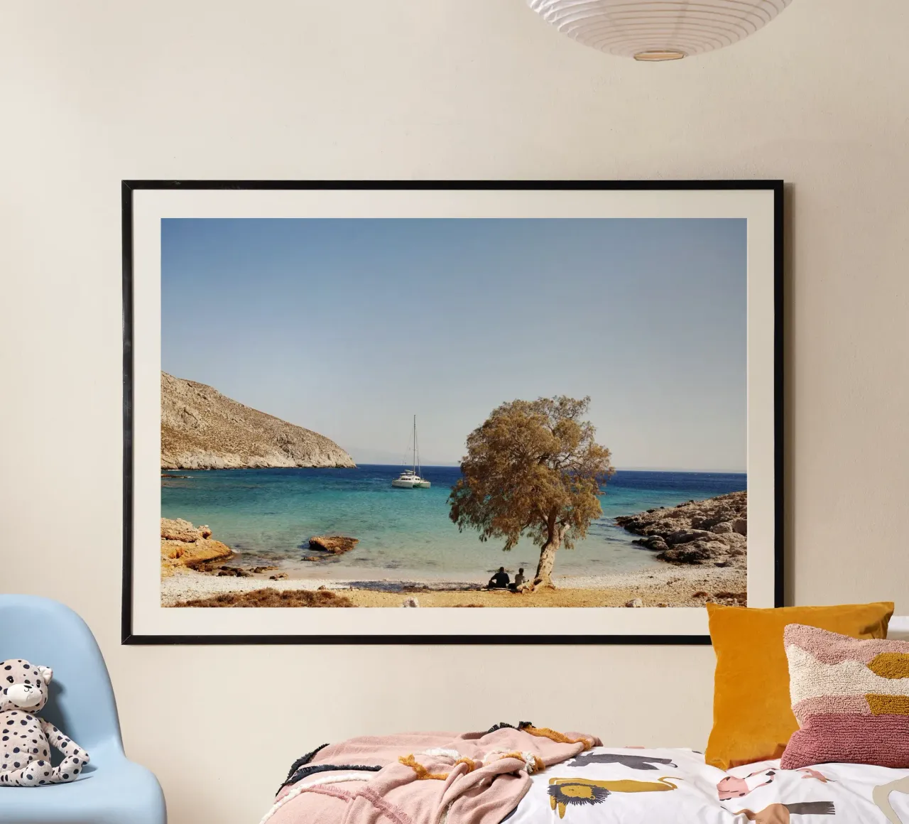 Spiaggia di AKlymnos, Grecia carta hahnemühle da Simon Koy