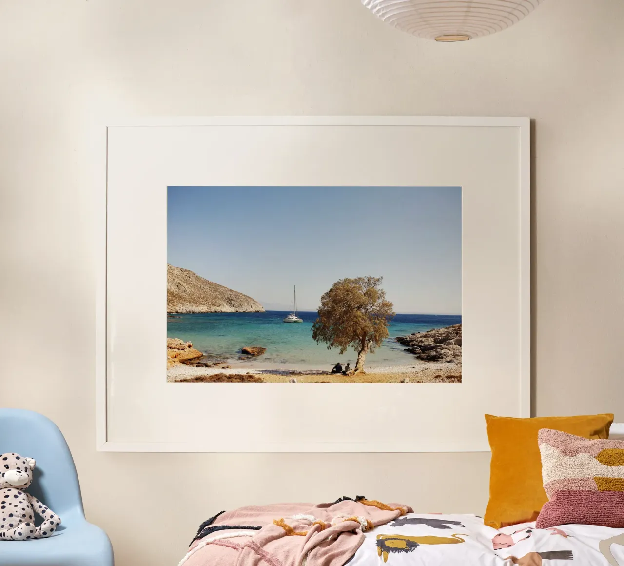 Spiaggia di AKlymnos, Grecia carta hahnemühle da Simon Koy