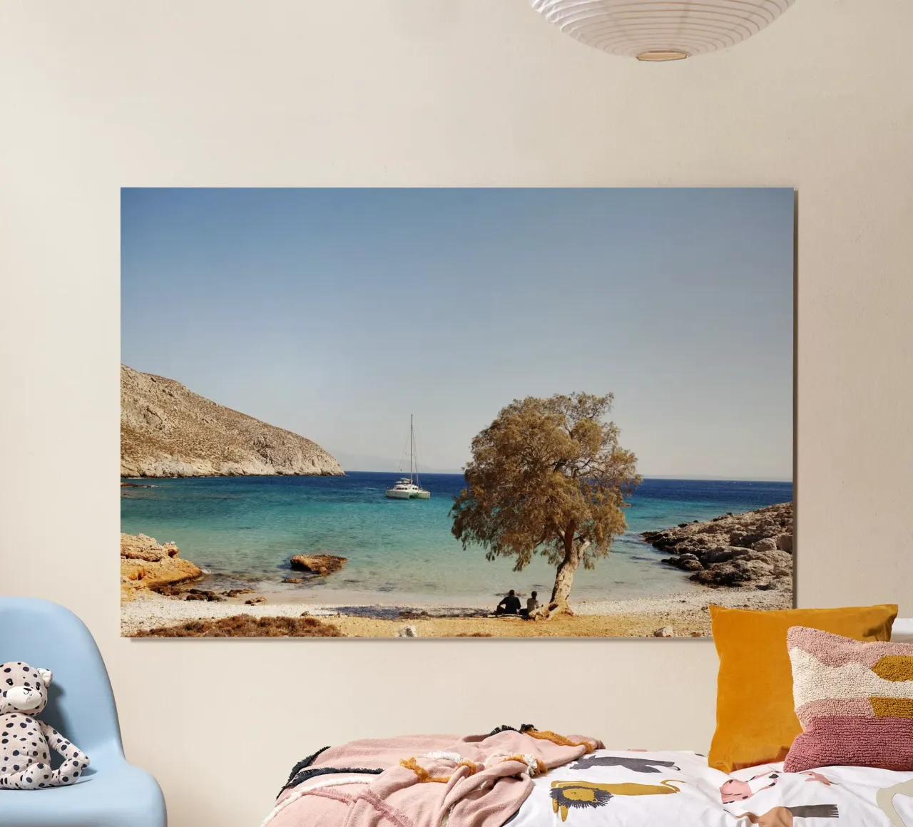 Spiaggia di AKlymnos, Grecia carta hahnemühle da Simon Koy