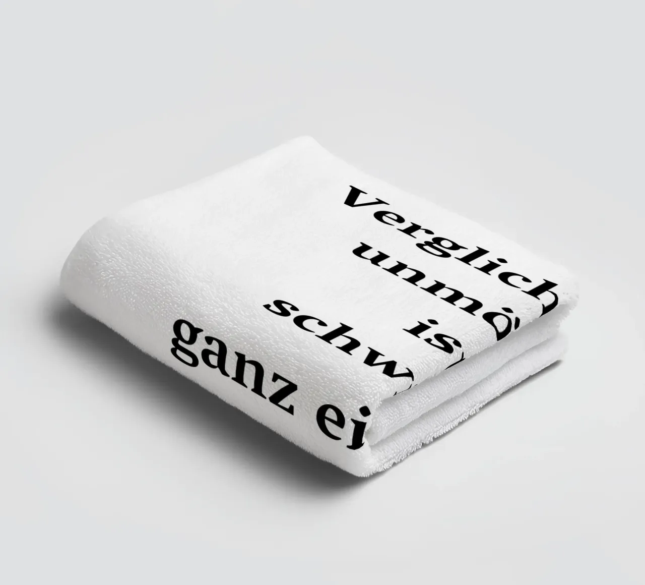 Motivation : Comparé à impossible difficile facile serviette de bain de RB-Quotes