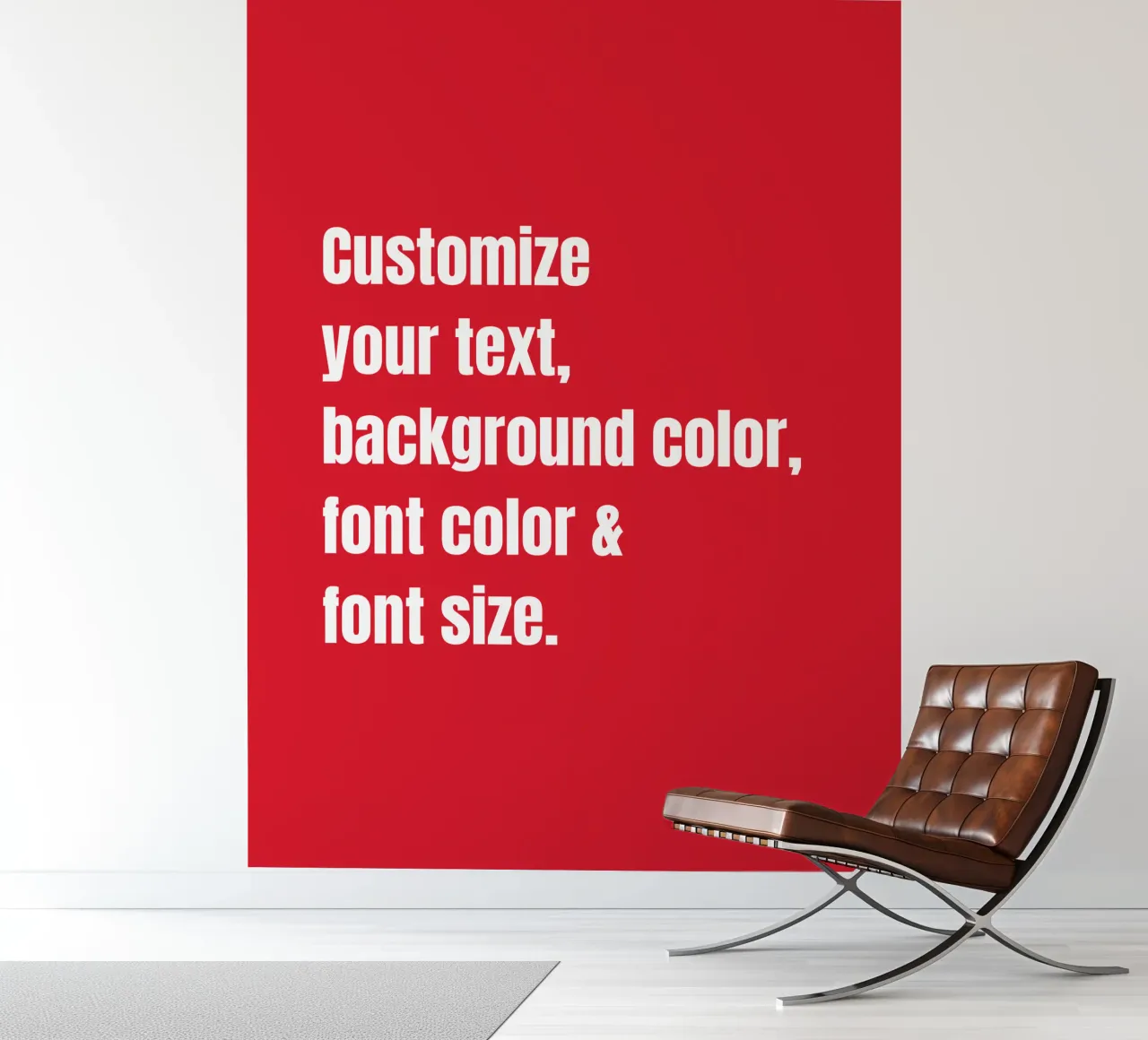 Customize text, background color, font and font size photo wallpaper by RB-Quotes