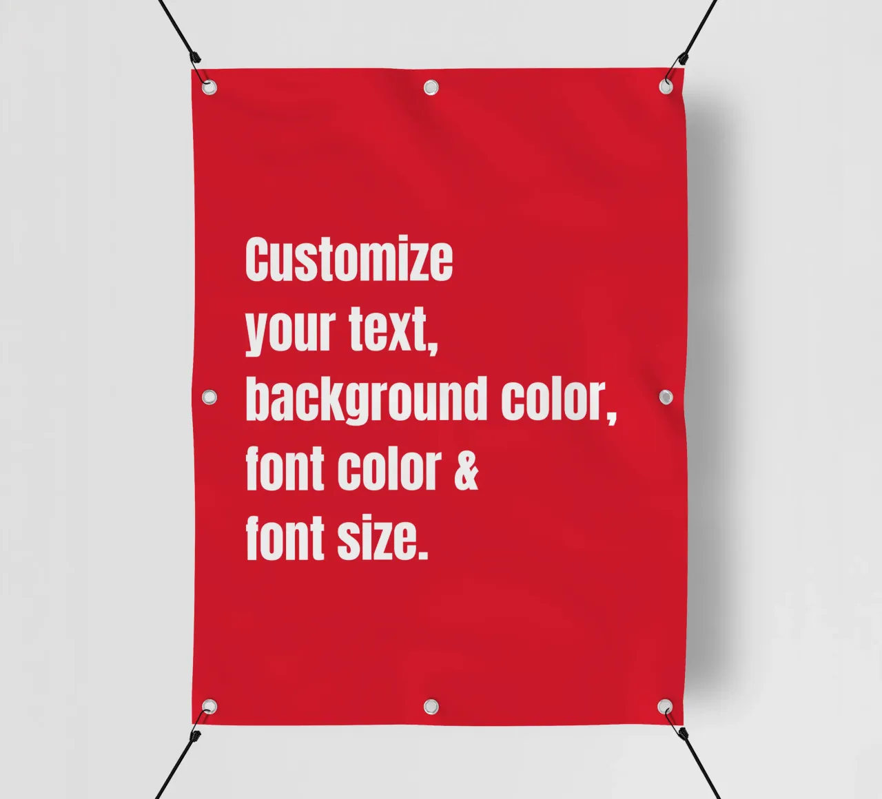 Customize text, background color, font and font size pvc cover by RB-Quotes