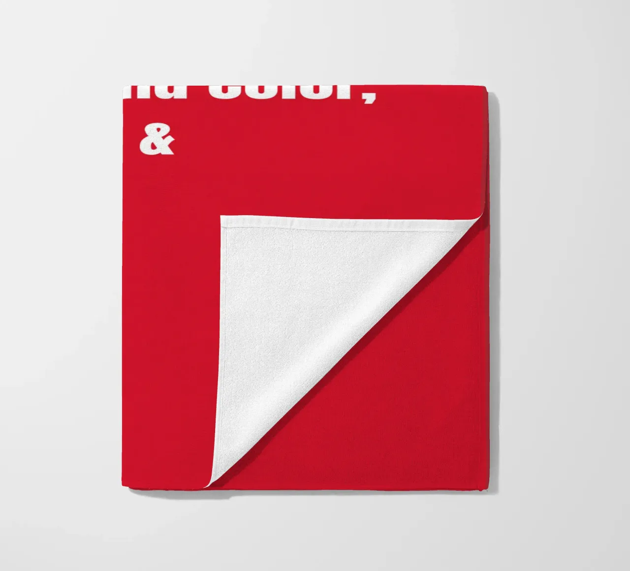 Customize text, background color, font and font size beach towel by RB-Quotes