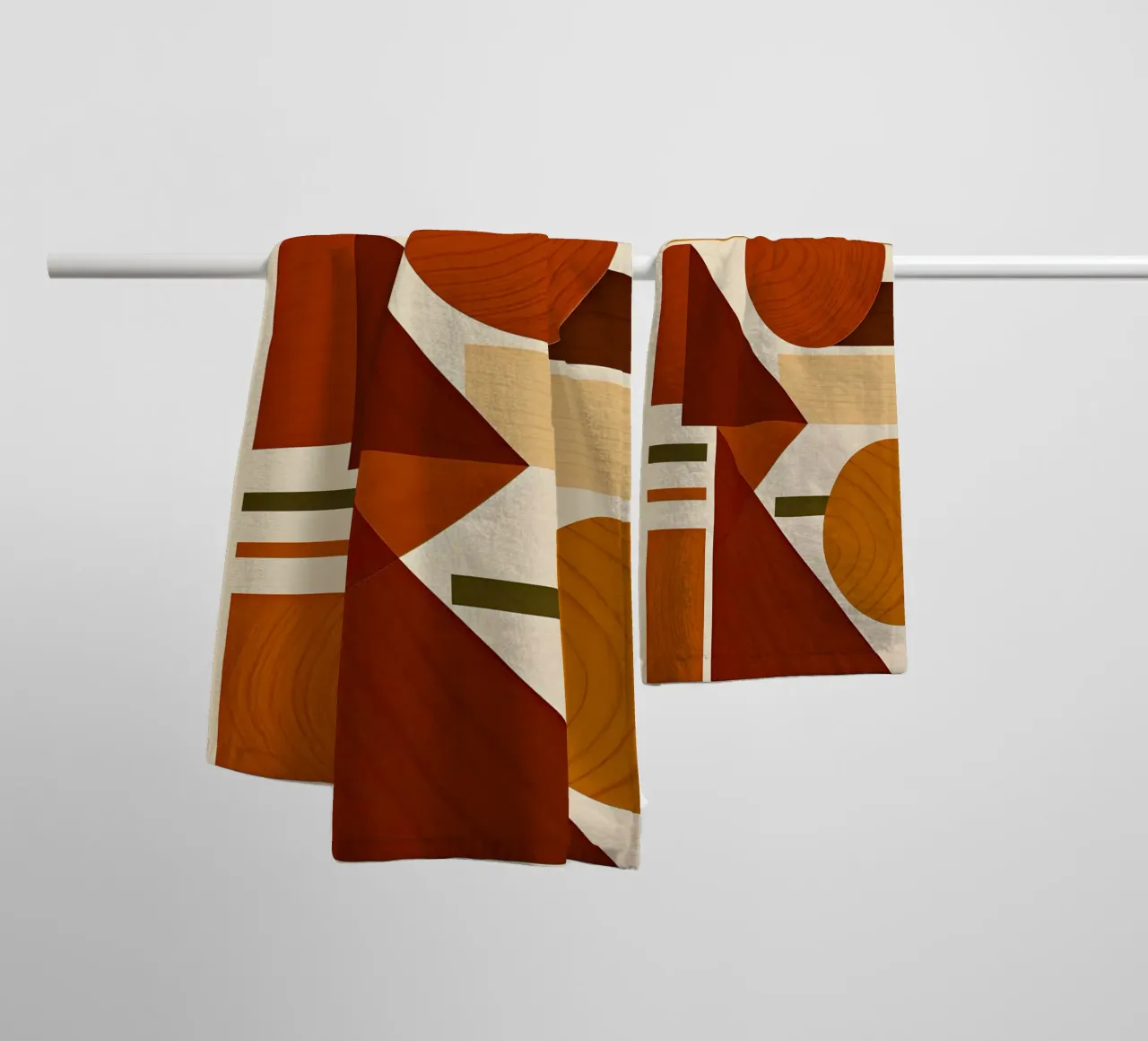 Forme geometriche Bauhaus asciugamano da bagno da ARTOMATIC