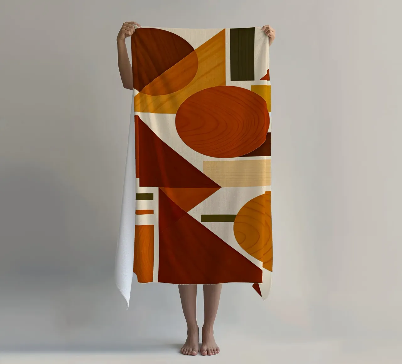 Forme geometriche Bauhaus telo mare da ARTOMATIC