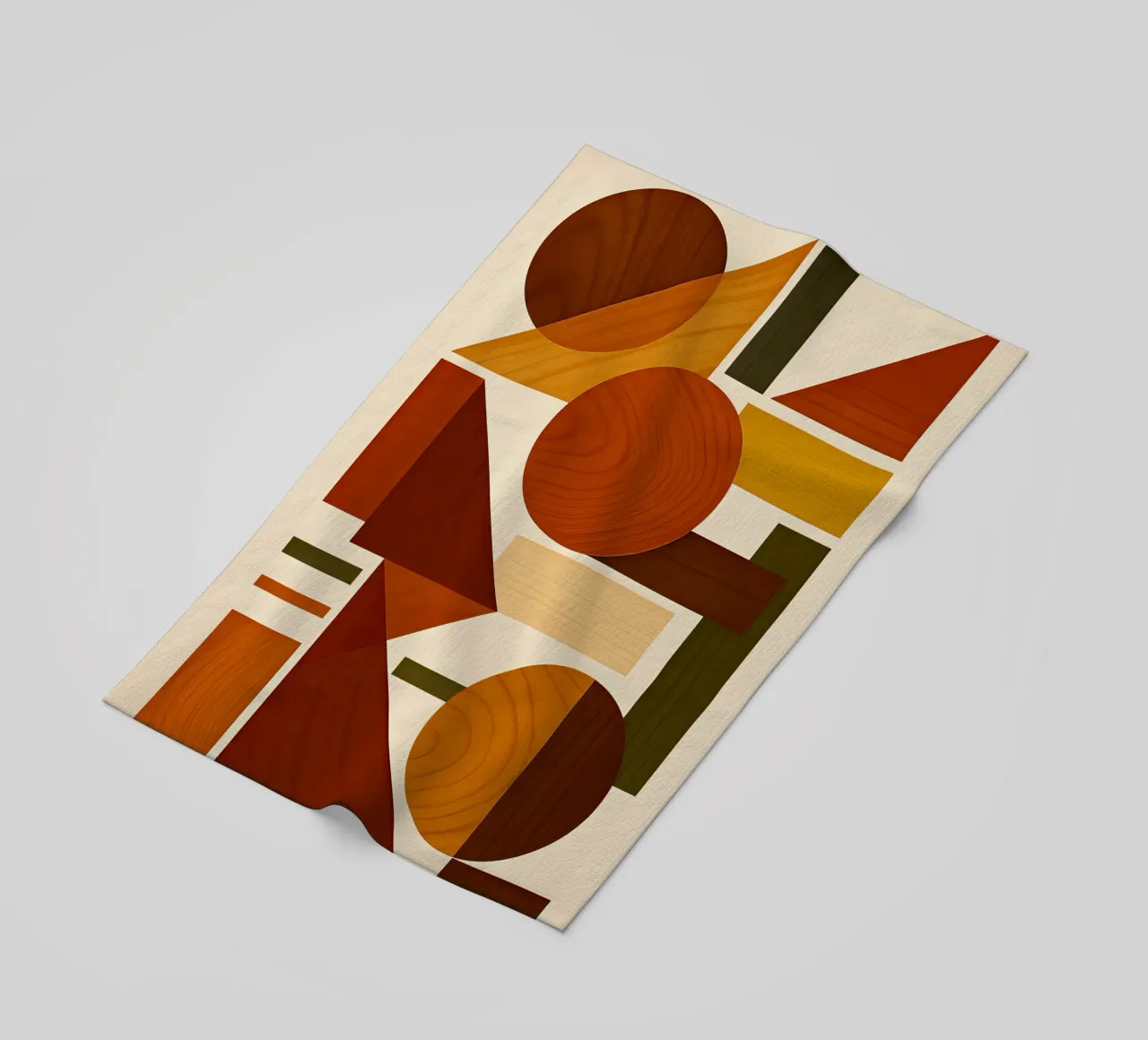 Forme geometriche Bauhaus telo mare da ARTOMATIC
