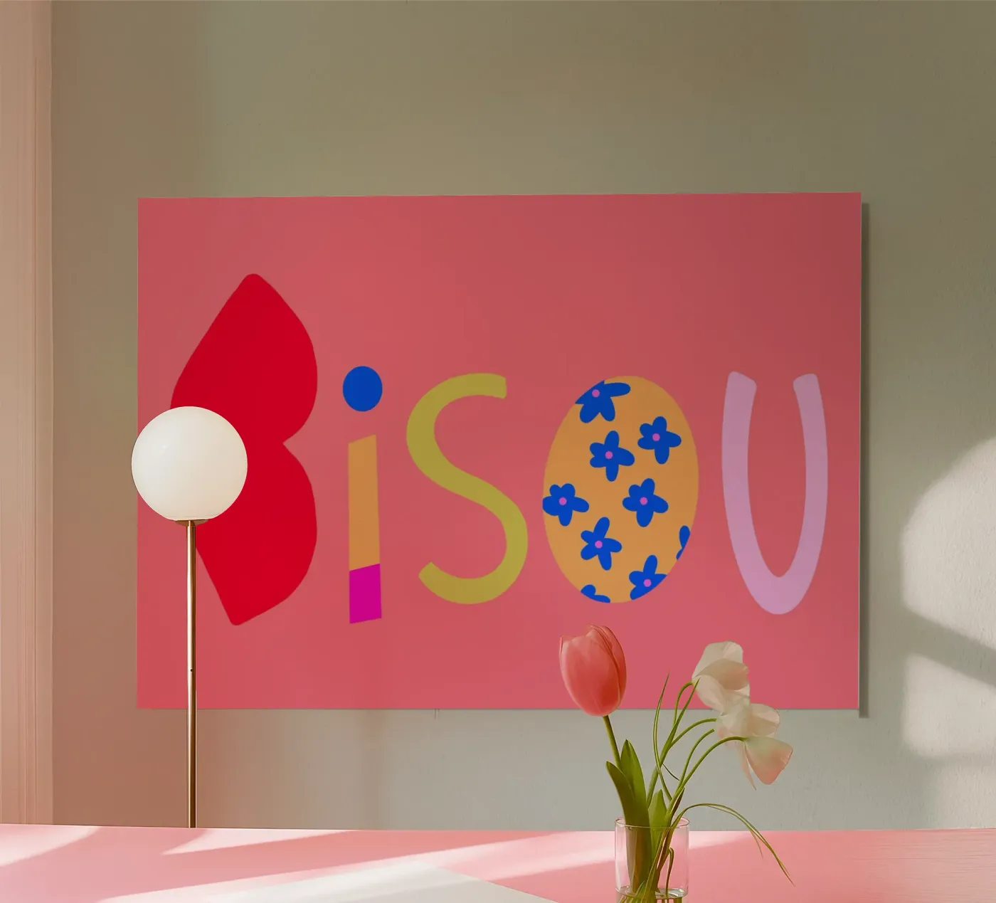 Bisou alluminio dibond da Art House