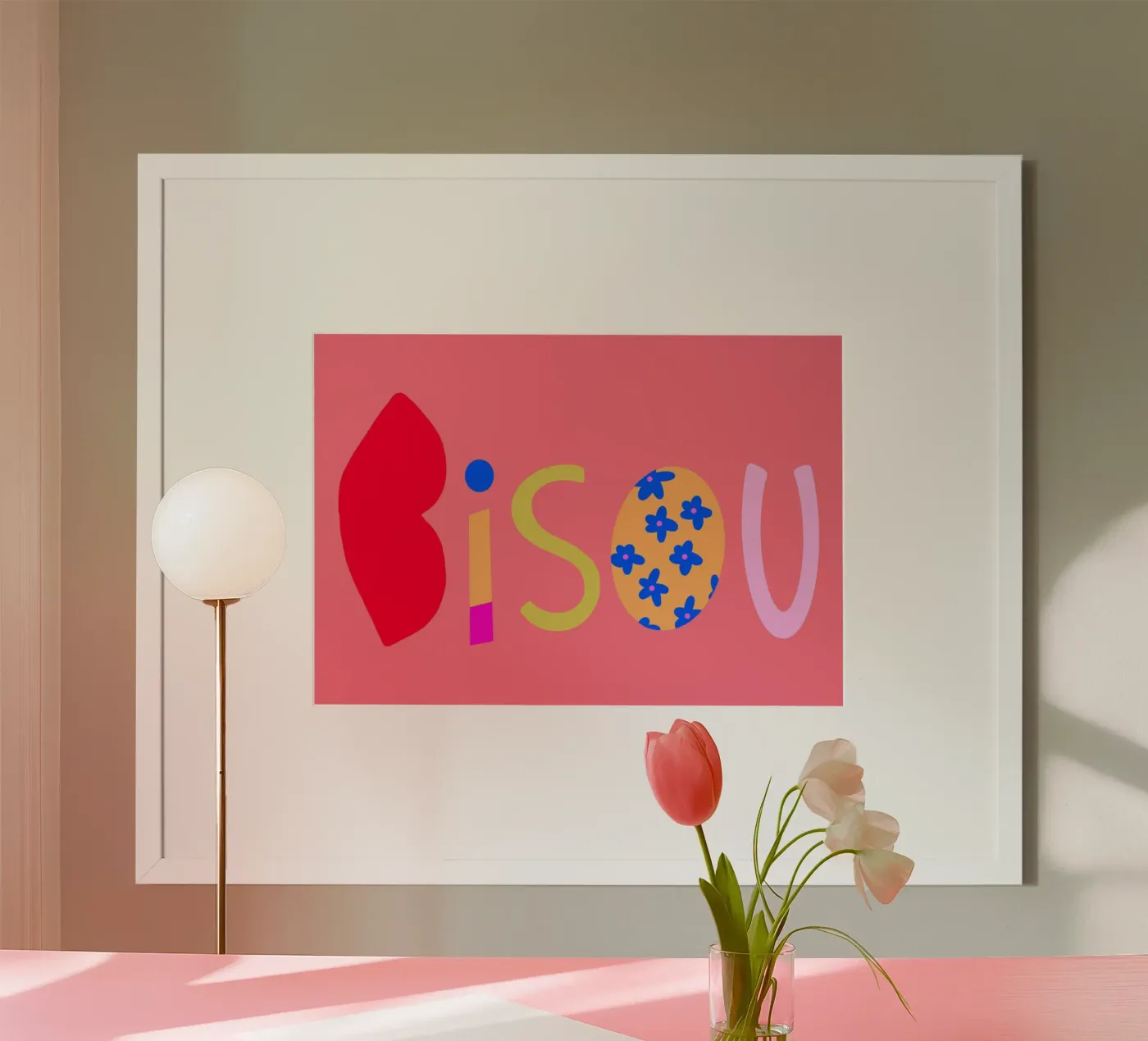 Bisou Poster von Art House