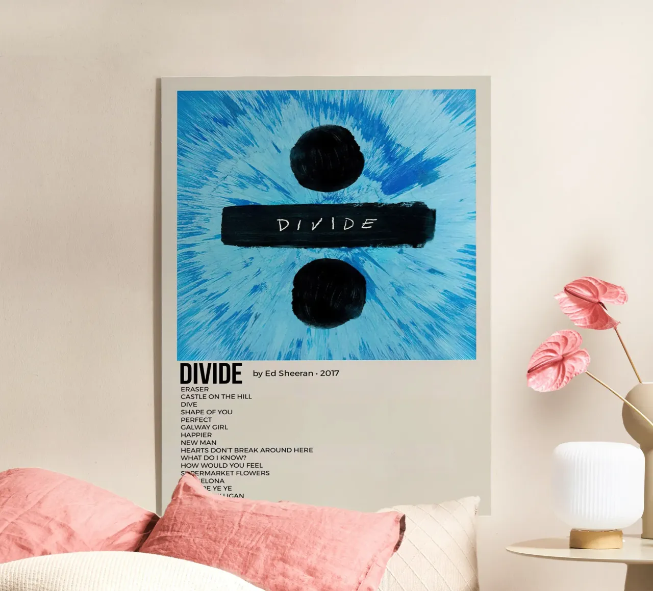 Ed Sheeran Divide plexiglass da Raptor Metafora