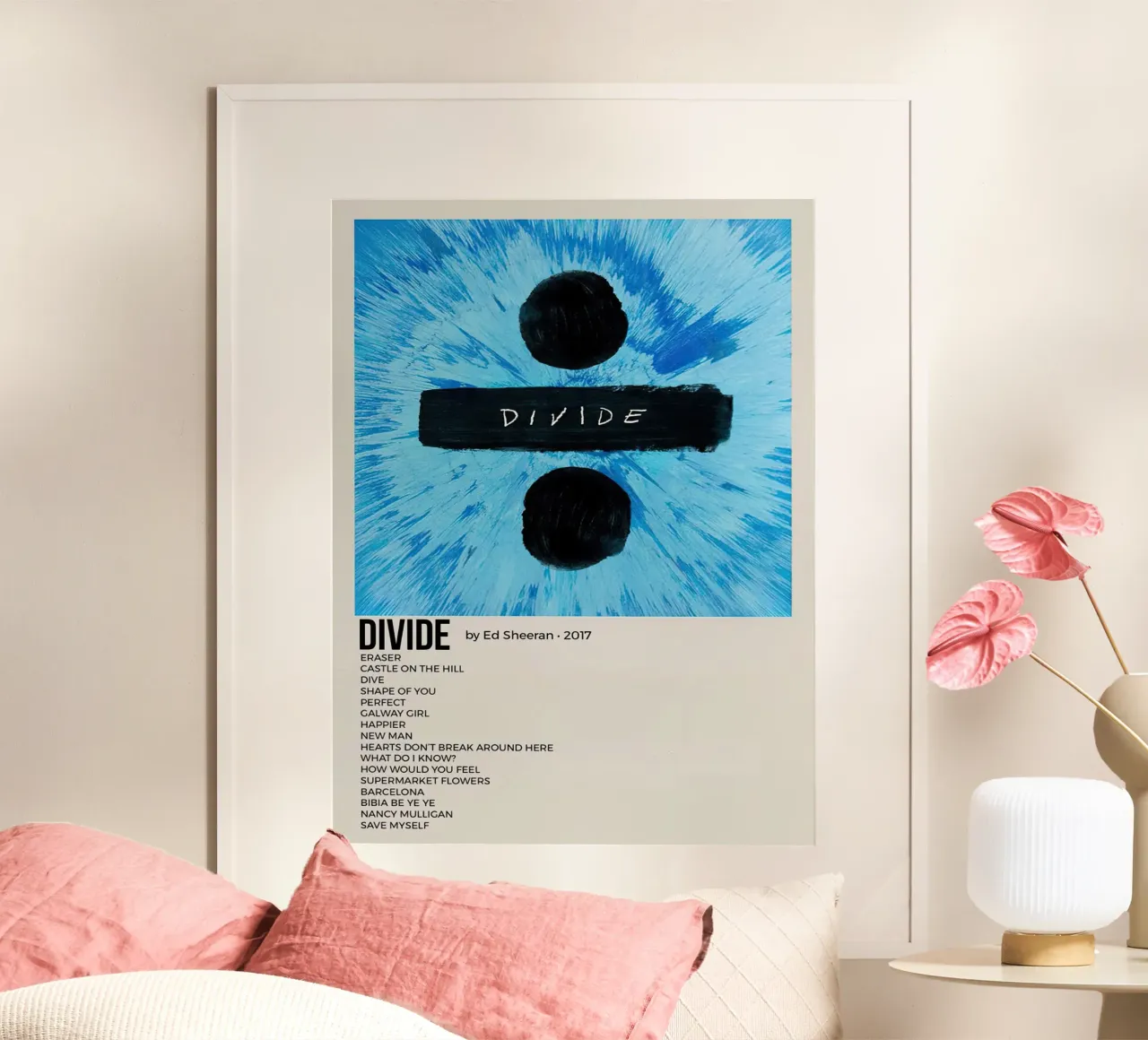 Ed Sheeran Divide carta hahnemühle da Raptor Metafora