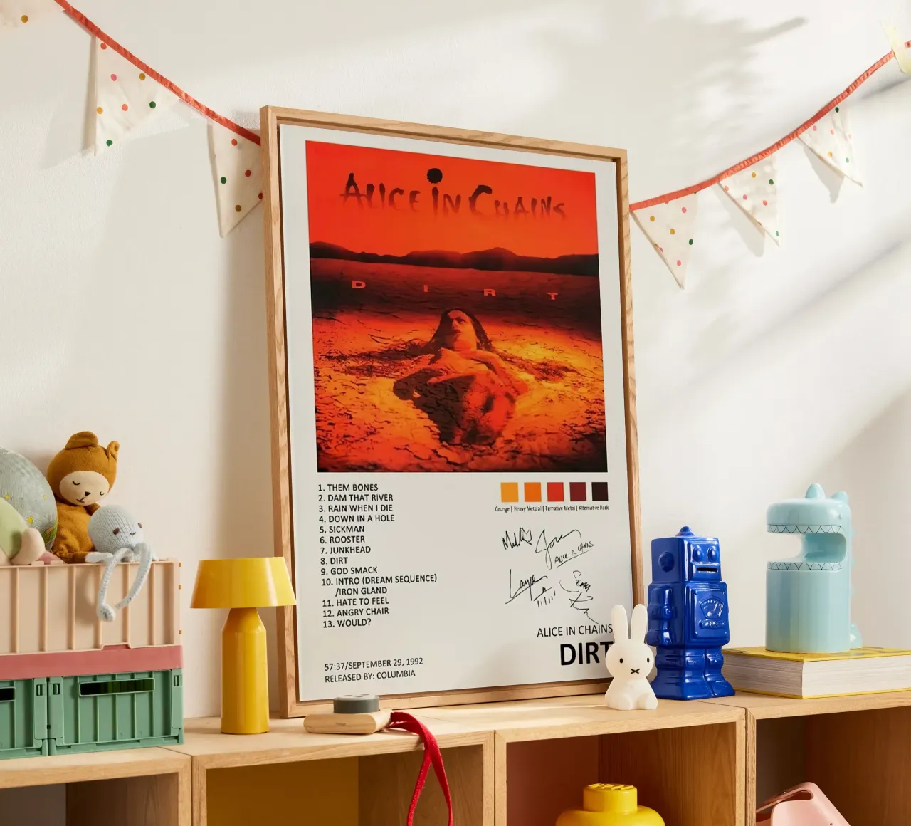 Alice In Chains Dirt plexiglass da Raptor Metafora
