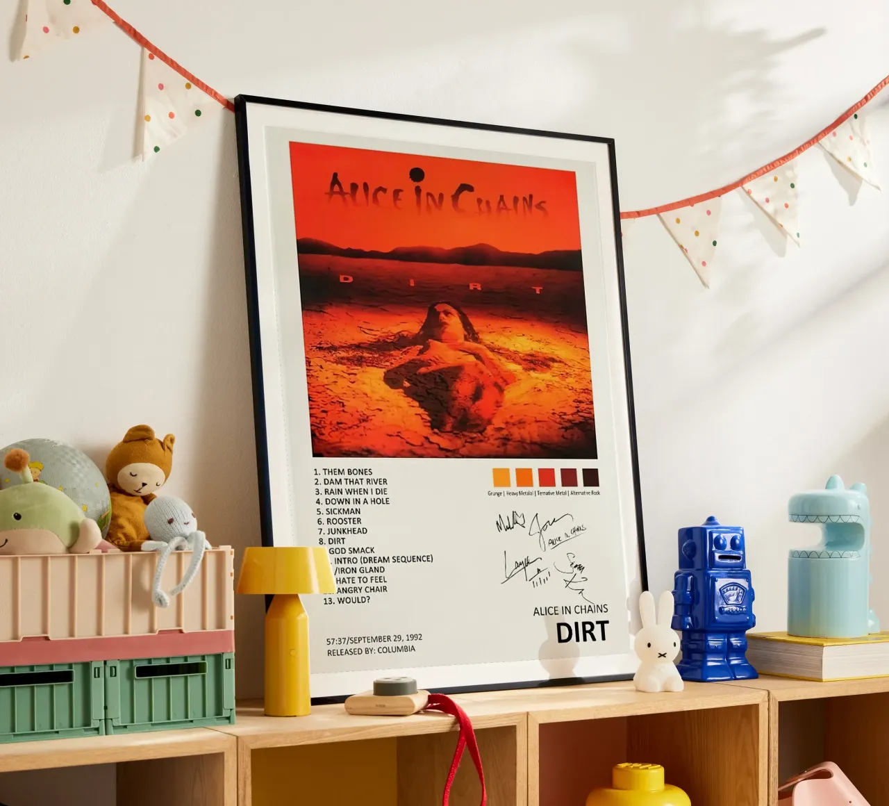 Alice In Chains Dirt carta hahnemühle da Raptor Metafora