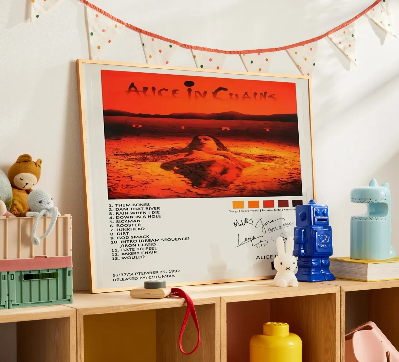 Alice In Chains Dirt carta hahnemühle da Raptor Metafora