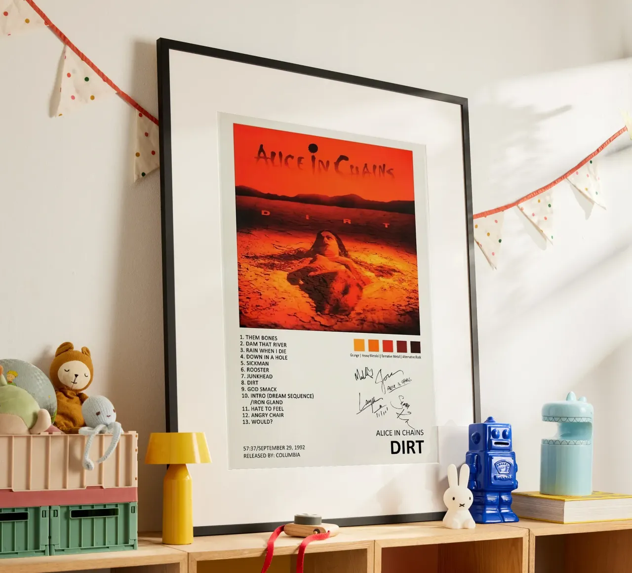 Alice In Chains Dirt carta hahnemühle da Raptor Metafora