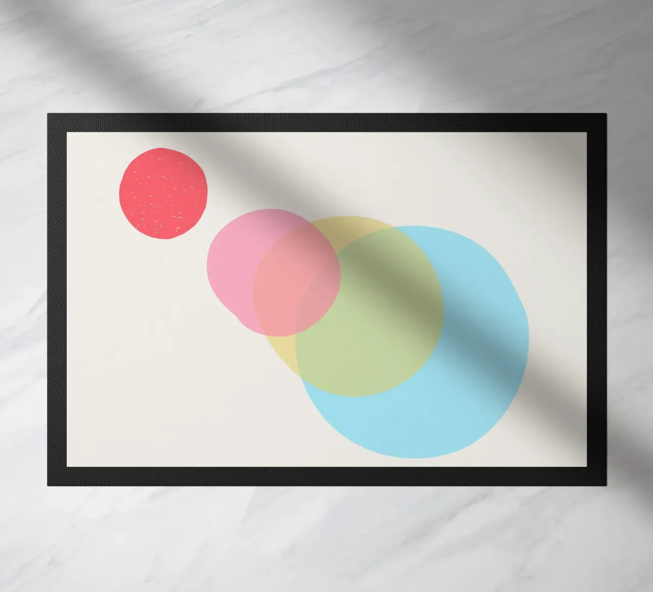 Reflect II doormat by Rose Beck Art