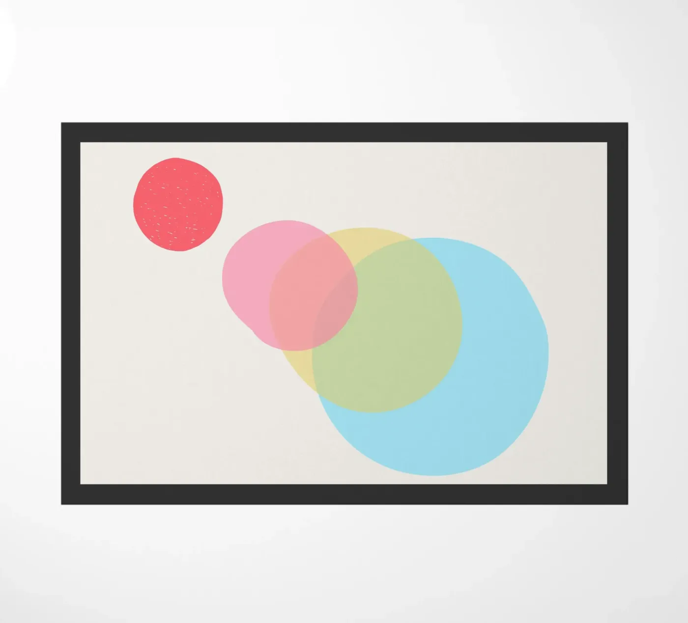 Reflecteren II deurmat van Rose Beck Art