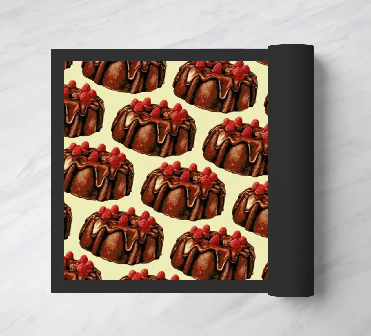 Chocolate Bundt Cake Pattern zerbino da Kelly Gilleran