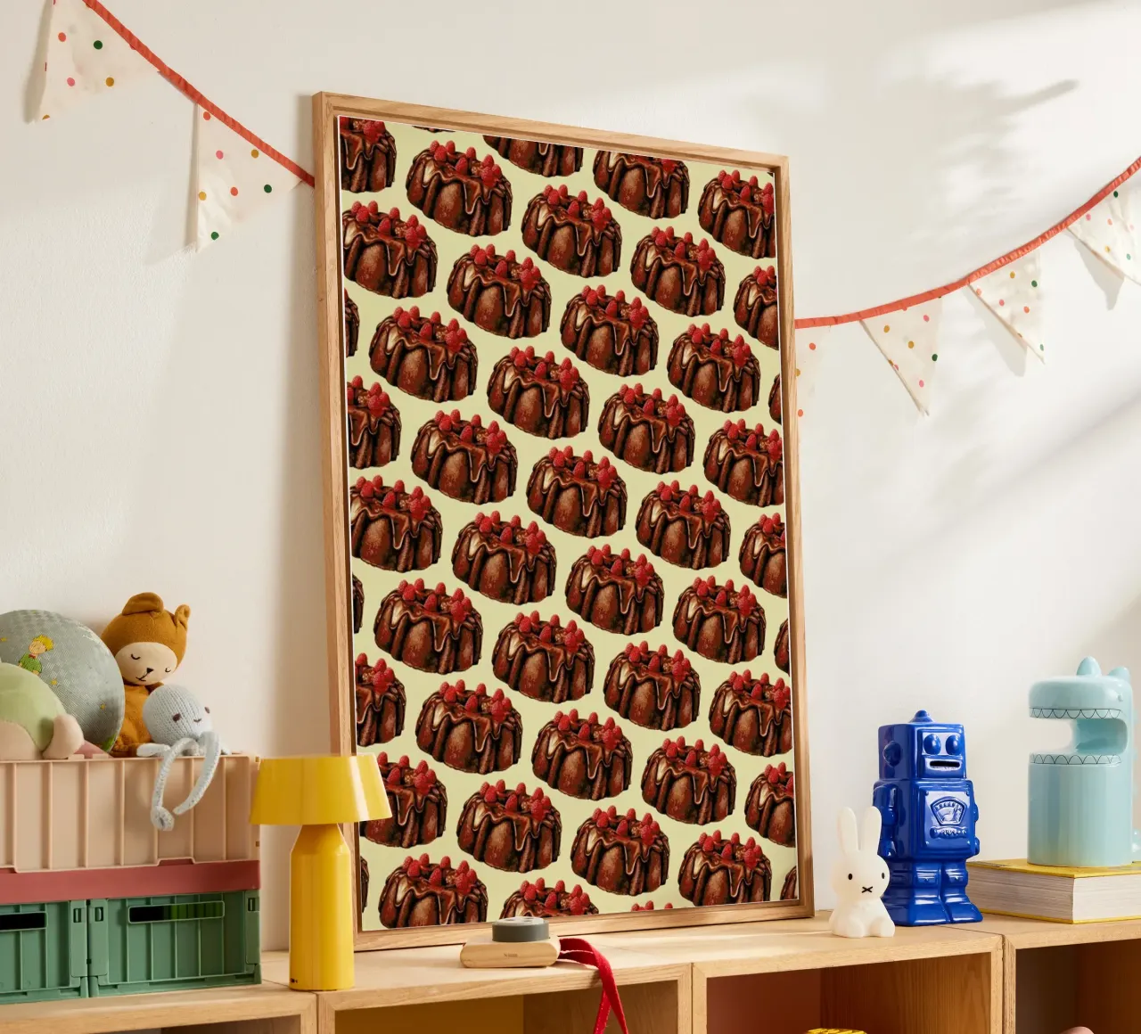 Chocolate Bundt Cake Pattern plexiglass da Kelly Gilleran