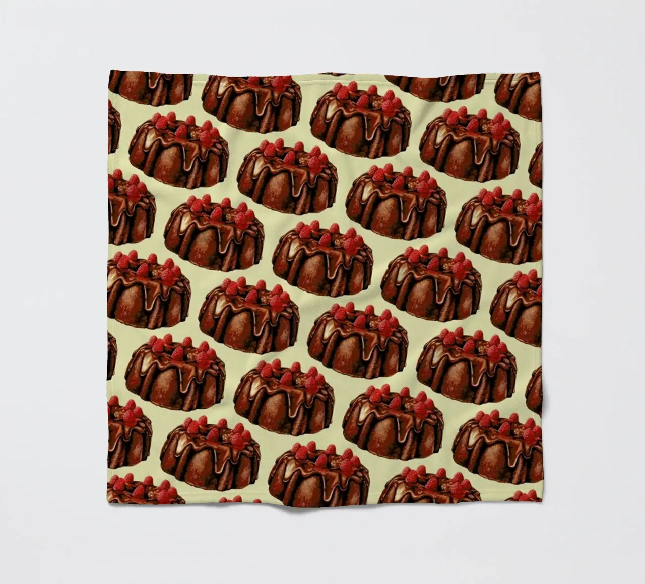 Chocolate Bundt Cake Pattern coperta in pile da Kelly Gilleran