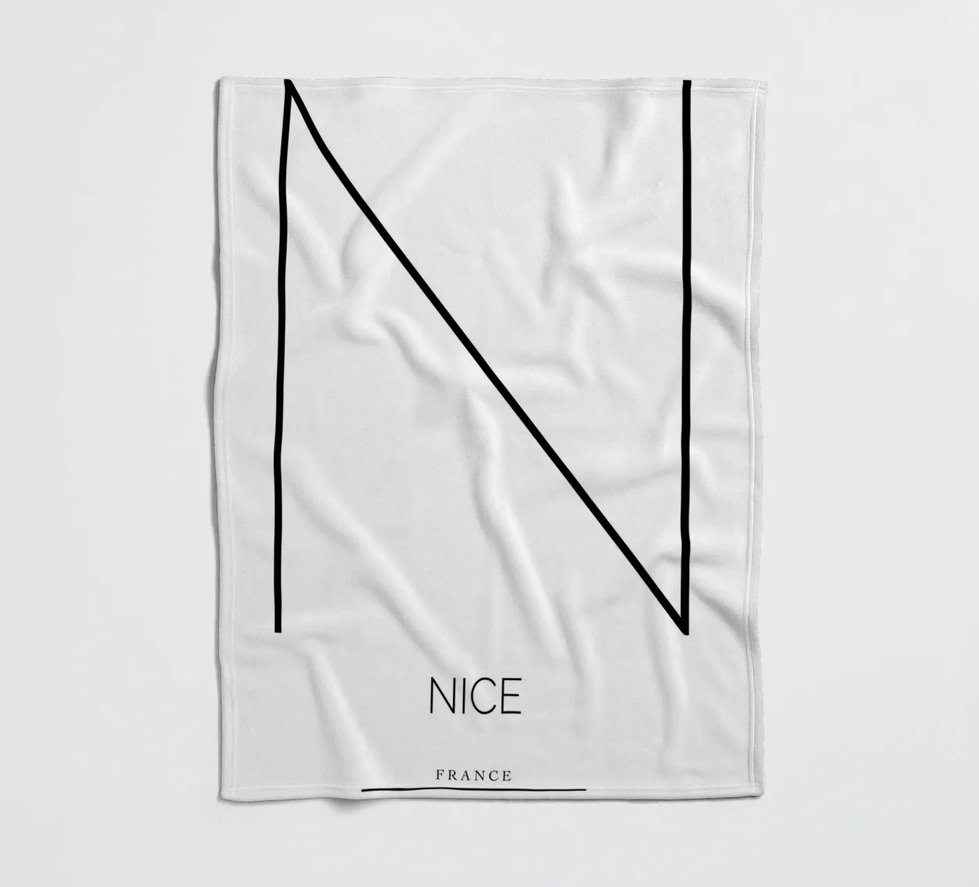 NICE - blanc Fleecedecke von CityLights