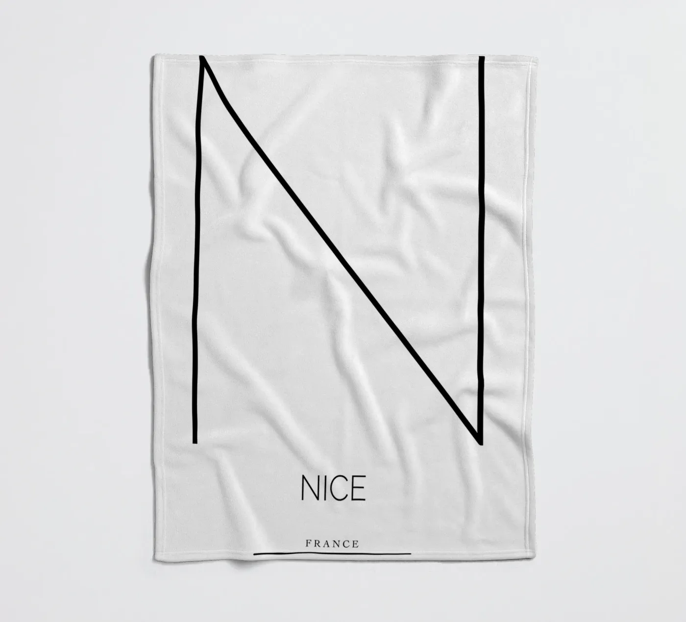 NICE - blanc Fleecedecke von CityLights