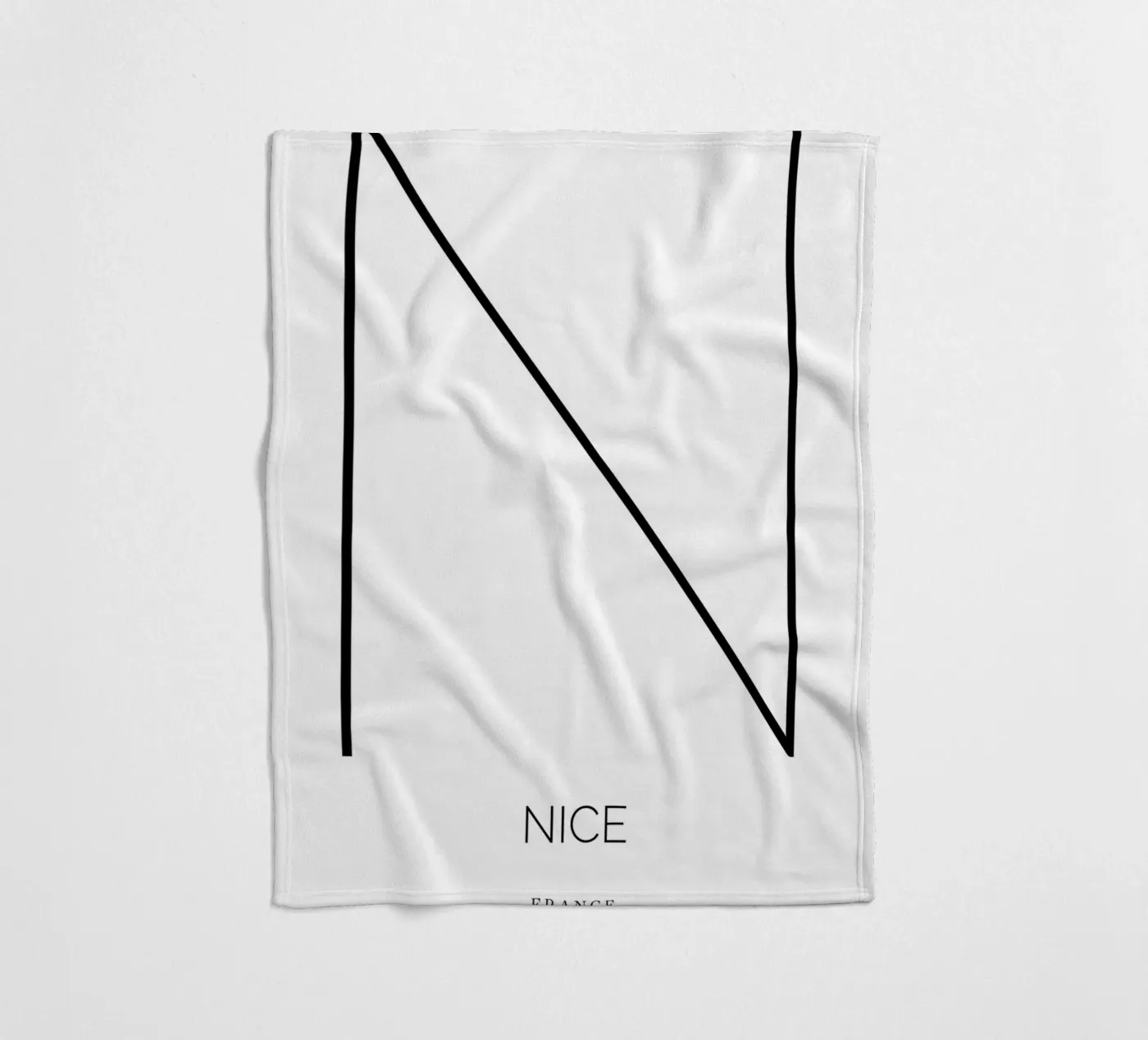 NICE - blanc Fleecedecke von CityLights