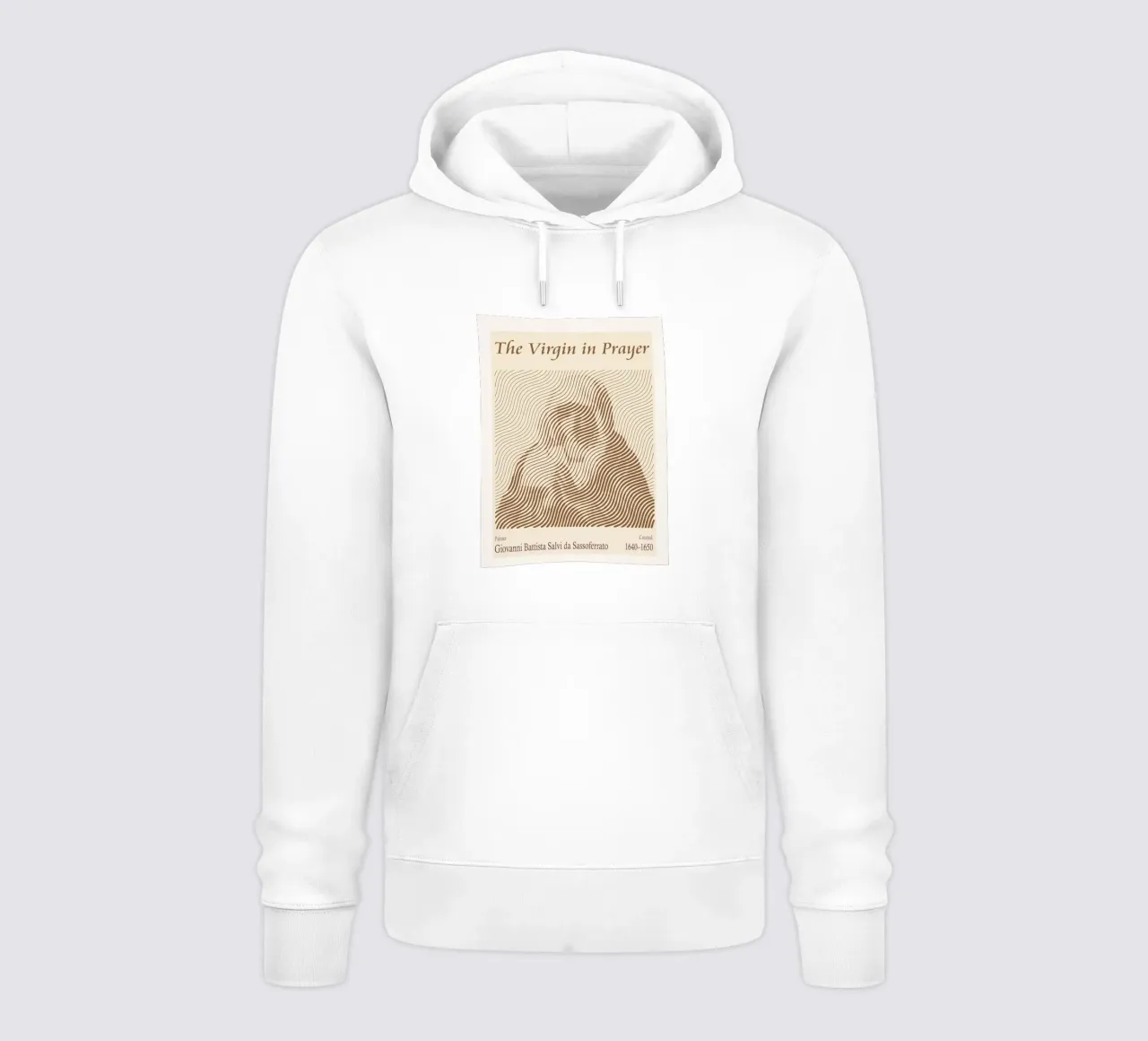 The Virgin in Prayer - John the Baptist hoodie by Doa Project