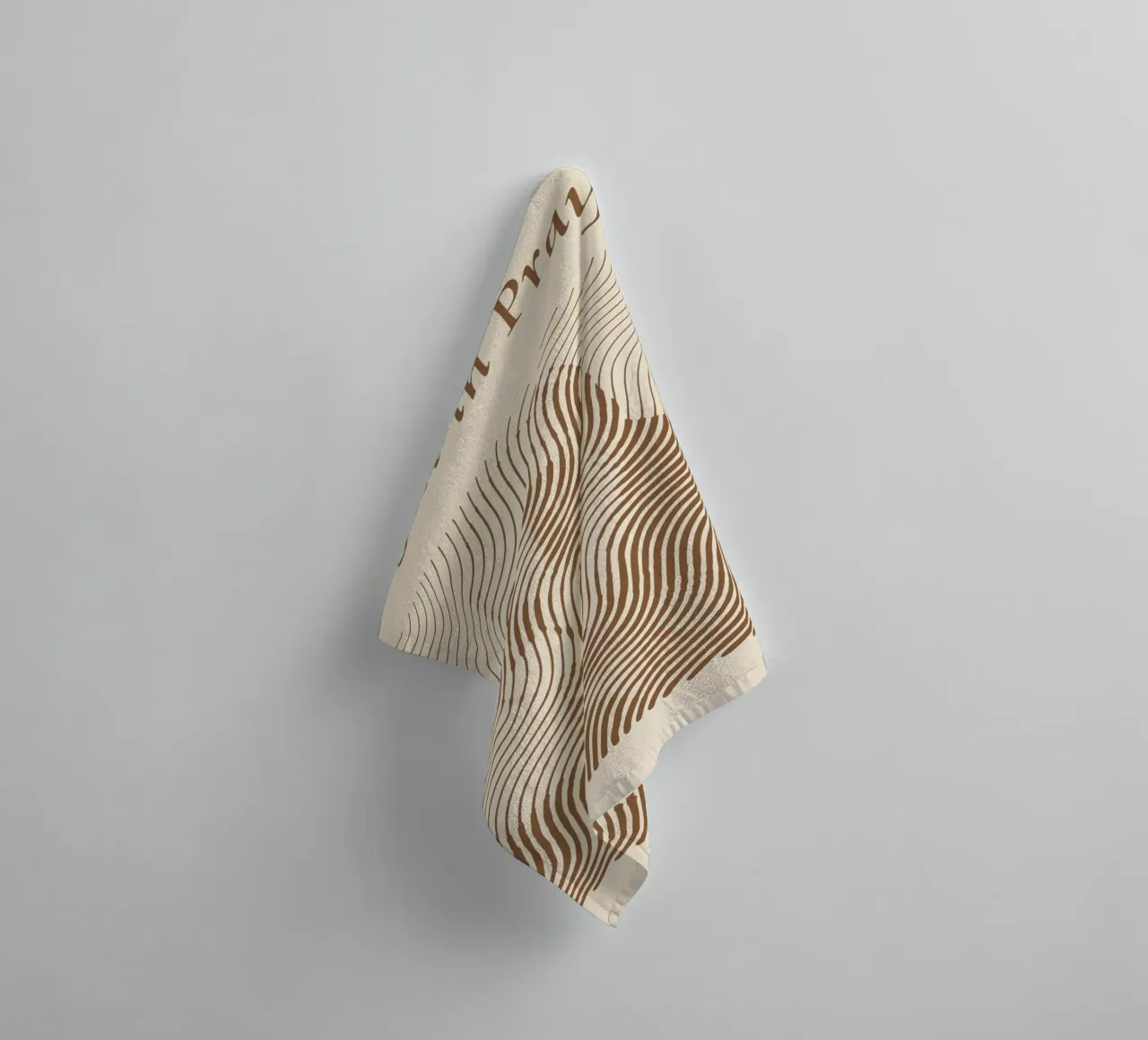 De Maagd in gebed - Johannes de Doper badhanddoek van Doa Project