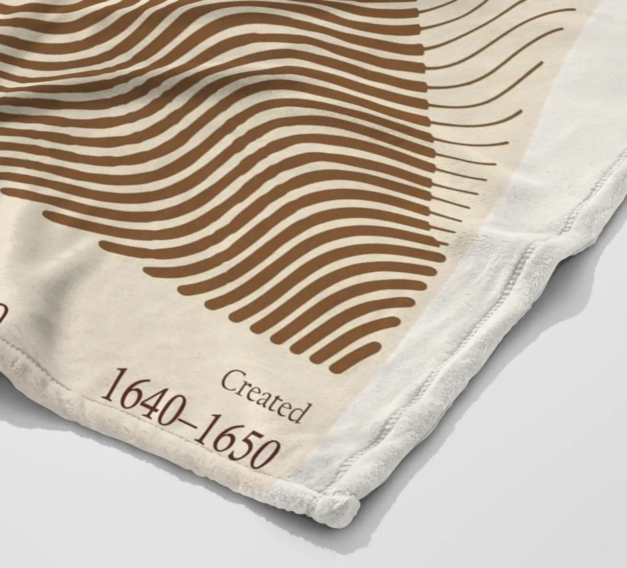 The Virgin in Prayer - John the Baptist fleece blanket by Doa Project