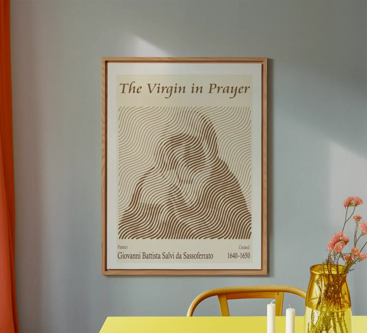 The Virgin in Prayer - John the Baptist forex plate by Doa Project