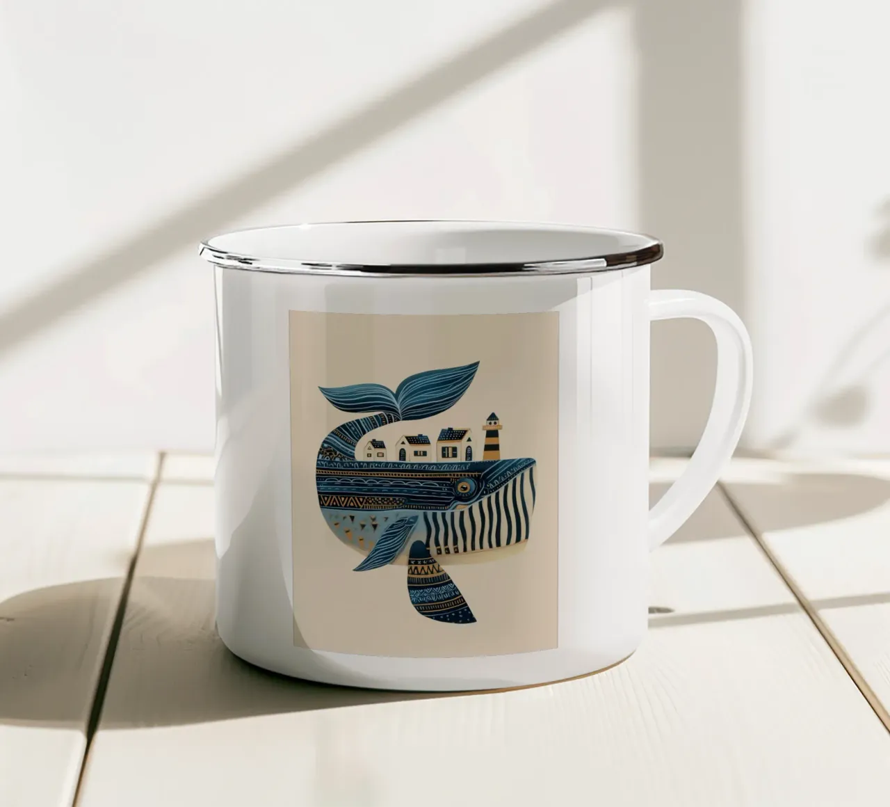 Ocean Village tazza in smalto da cityart