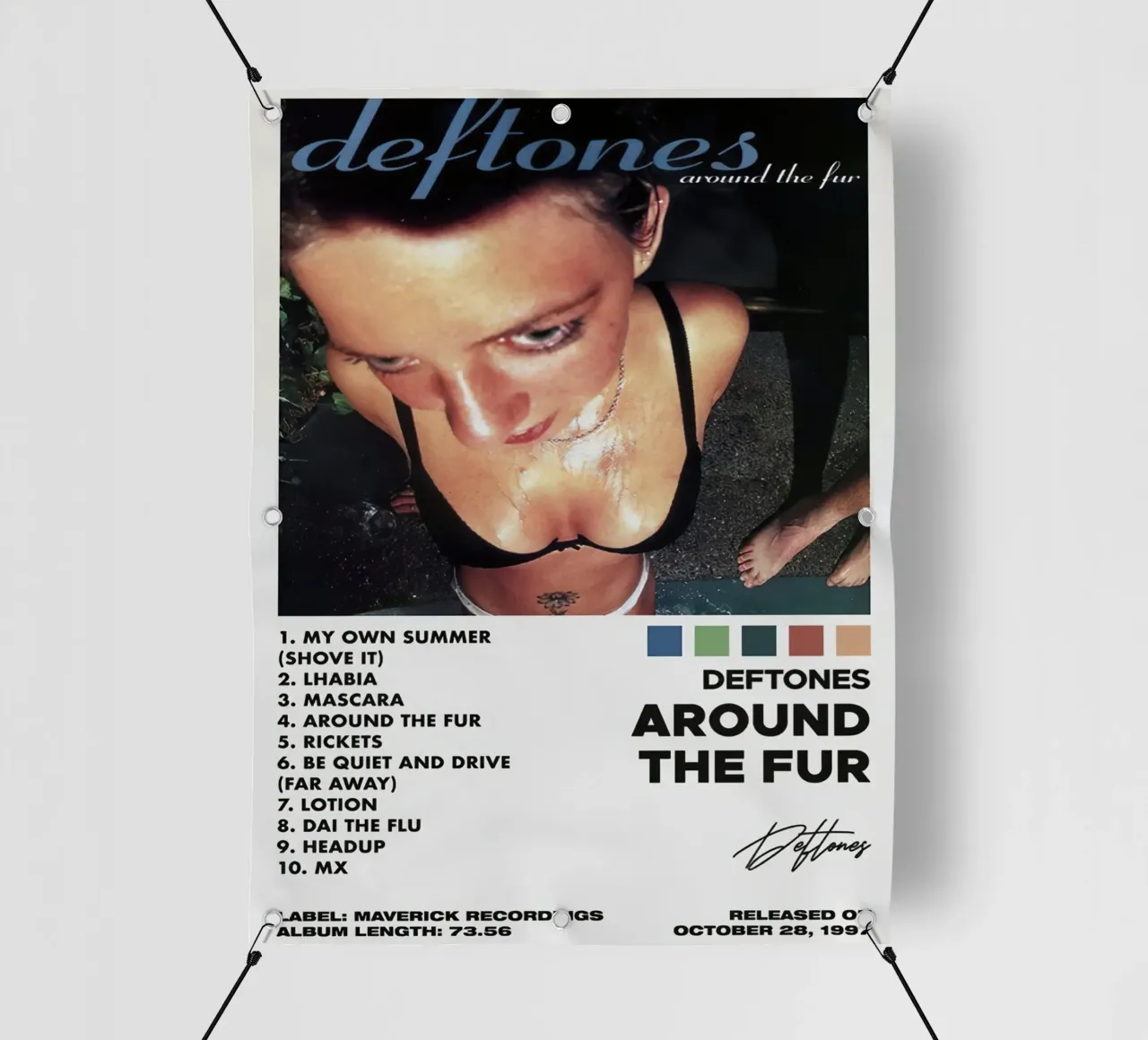 Deftones Around The Fur telo in pvc da Roronoa7