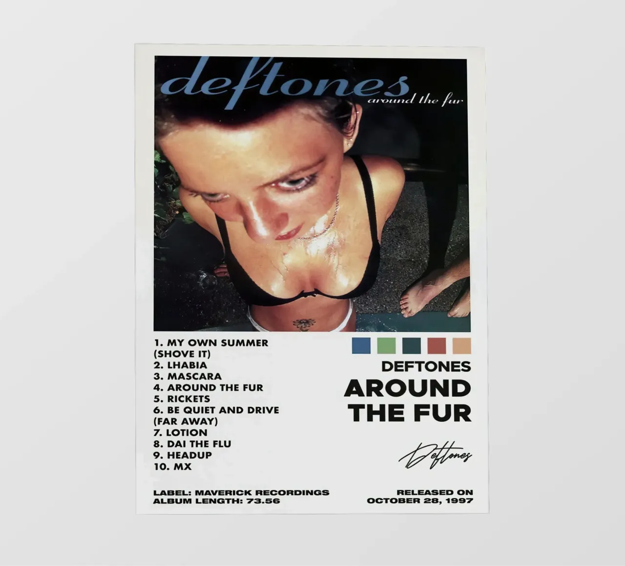 Deftones Around The Fur telo in pvc da Roronoa7