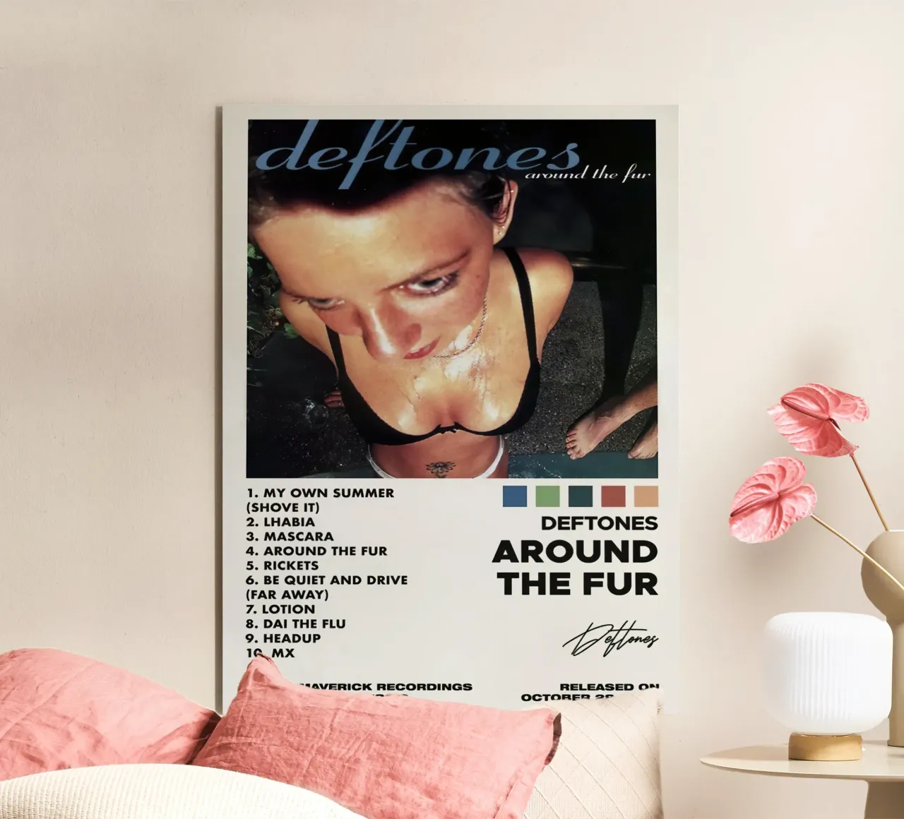 Deftones Around The Fur alluminio dibond da Roronoa7