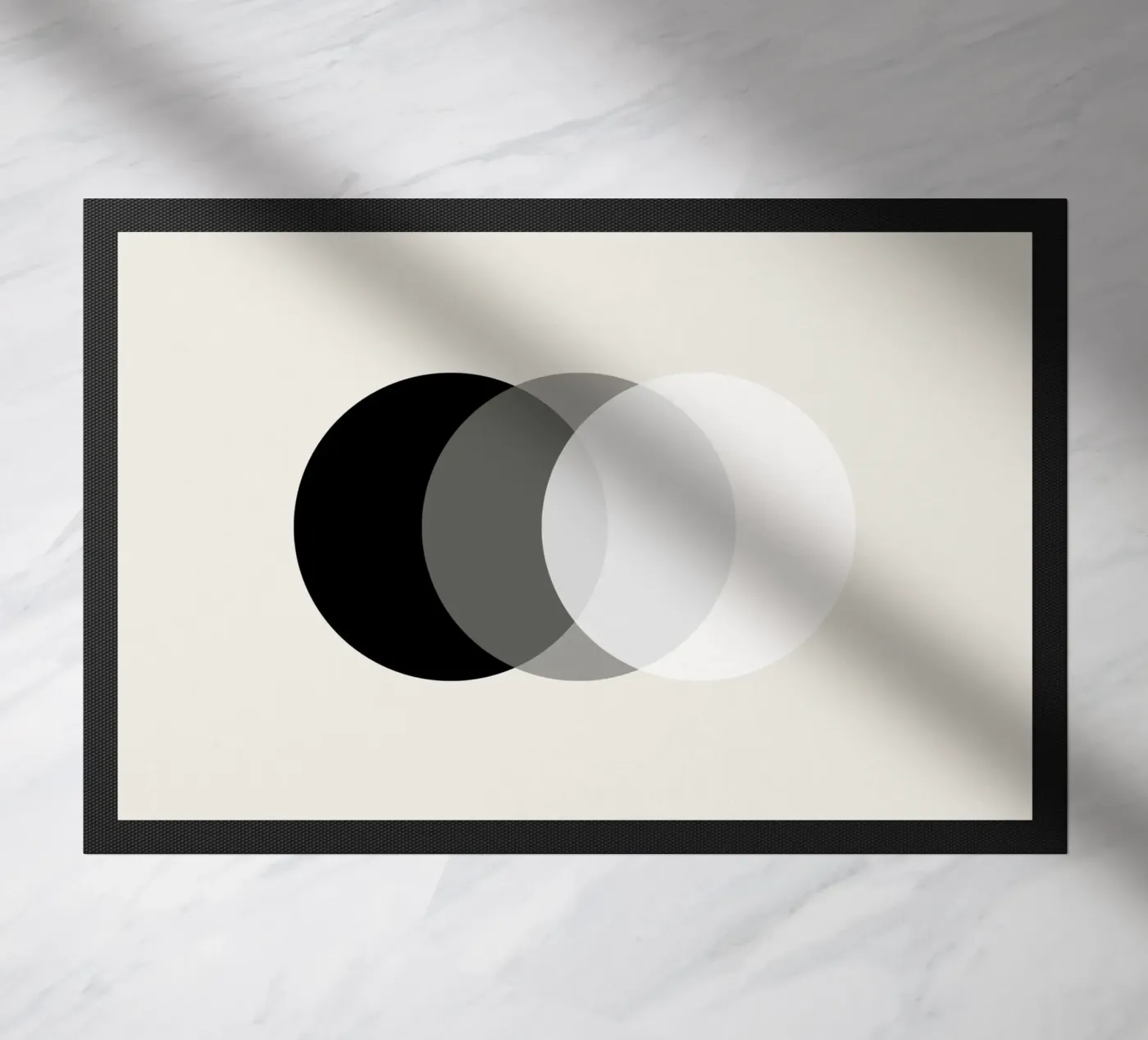 Orbit deurmat van Rose Beck Art