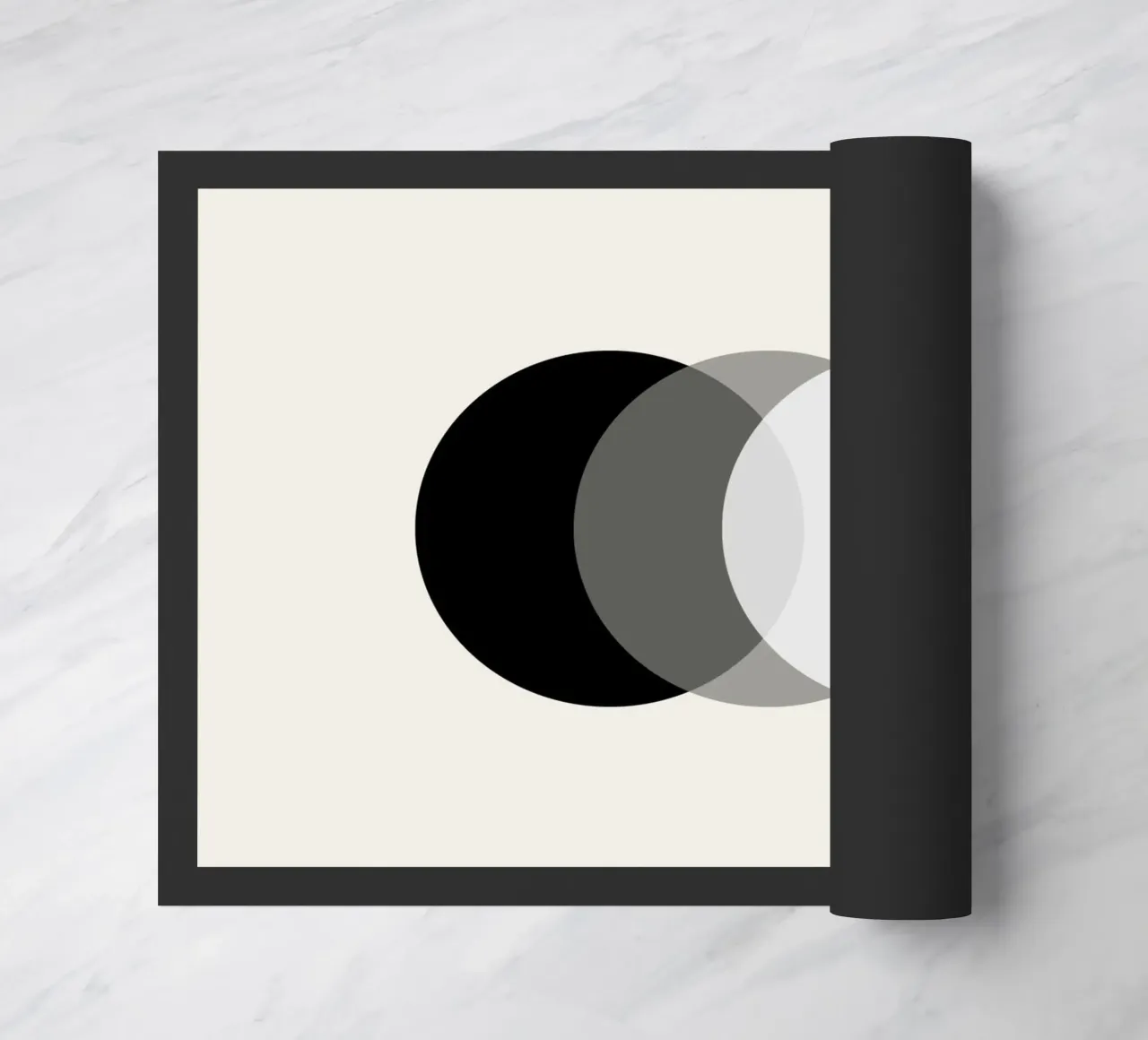 Orbit doormat by Rose Beck Art