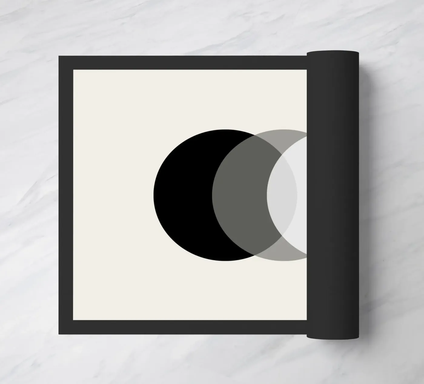 Orbit deurmat van Rose Beck Art