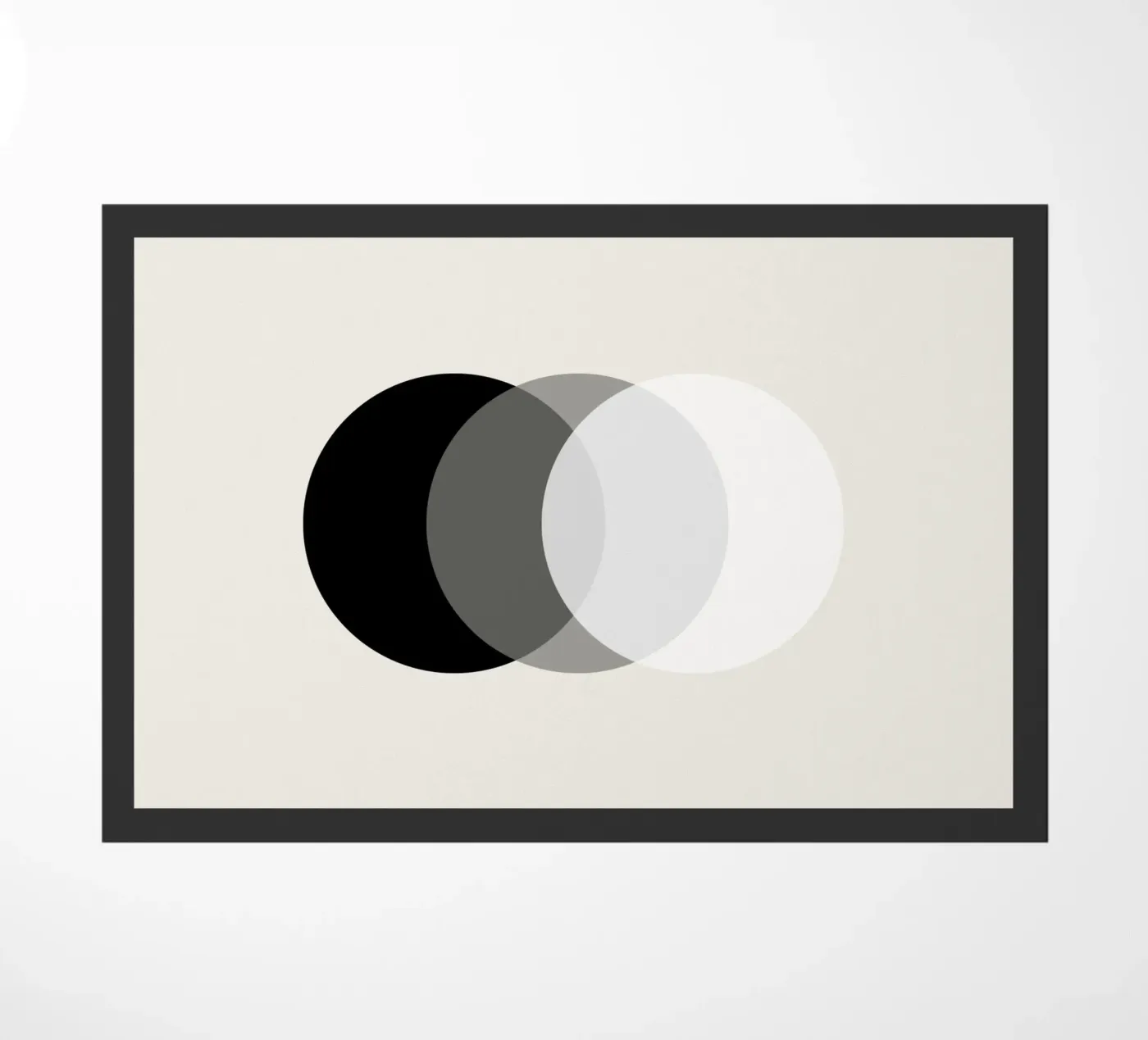 Orbit deurmat van Rose Beck Art