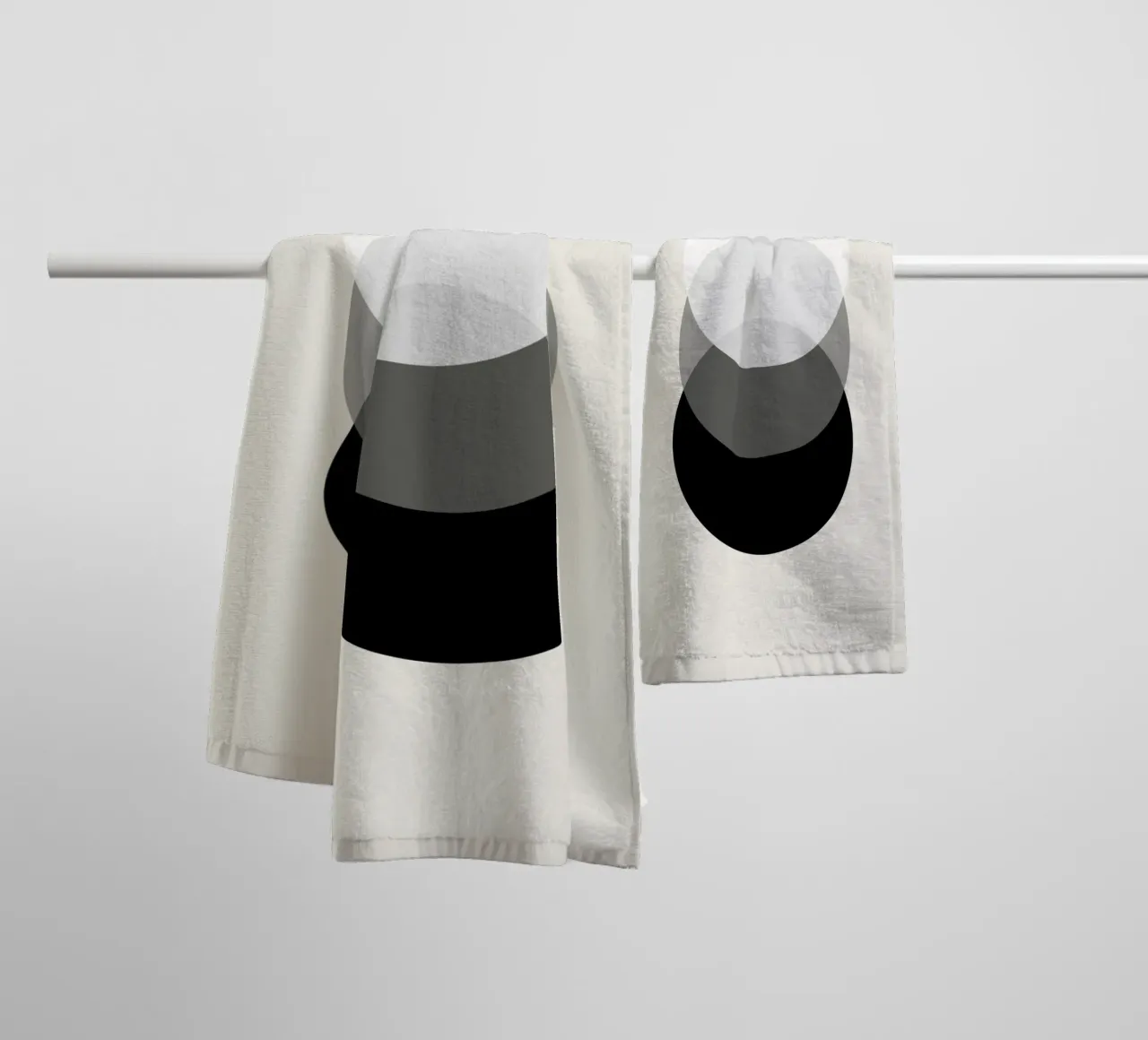 Orbit towel by Rose Beck Art