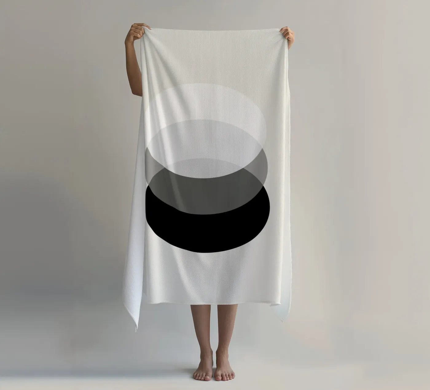 Orbit Strandtuch von Rose Beck Art