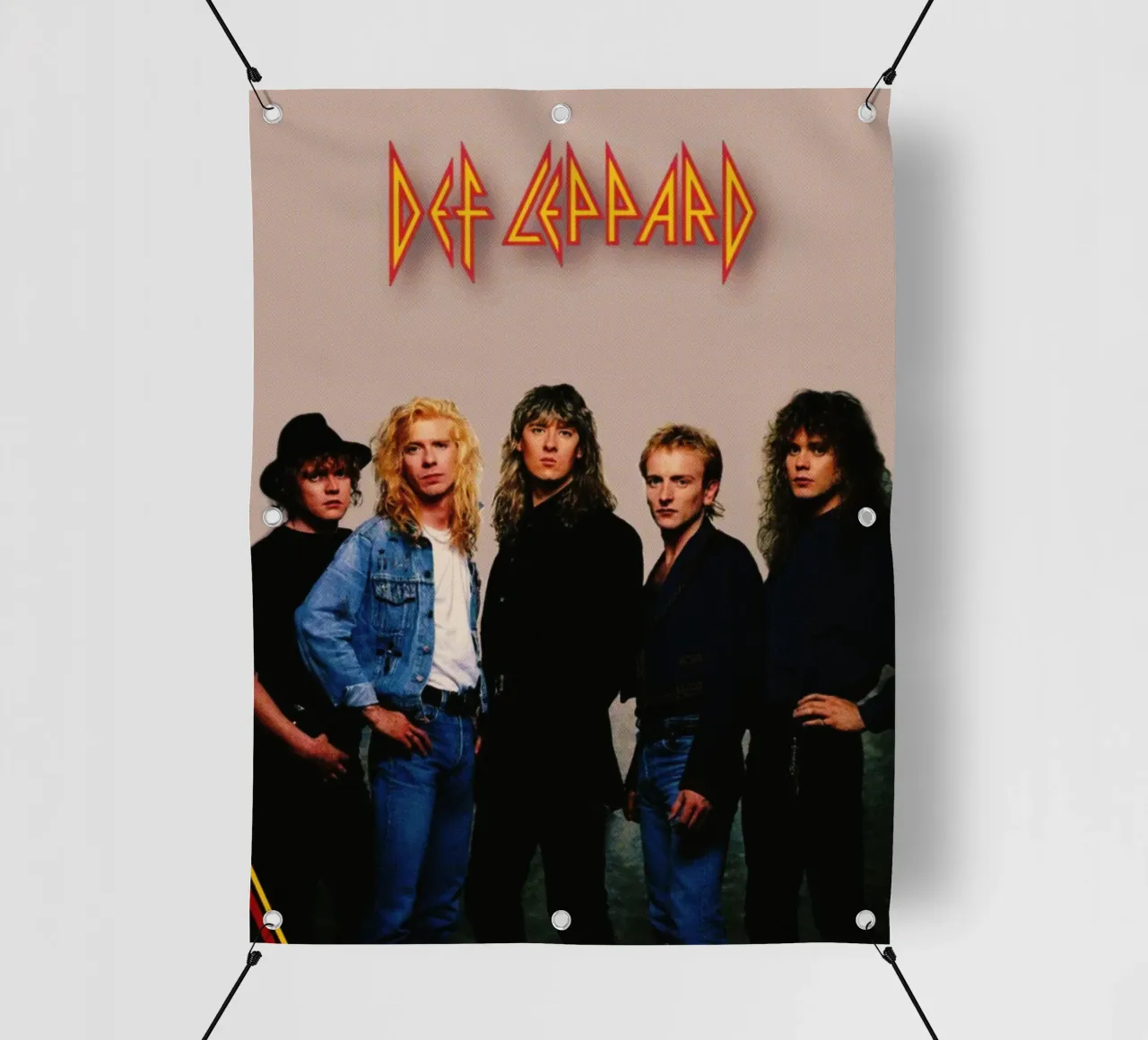 Def Leppard telo in pvc da Torres 9