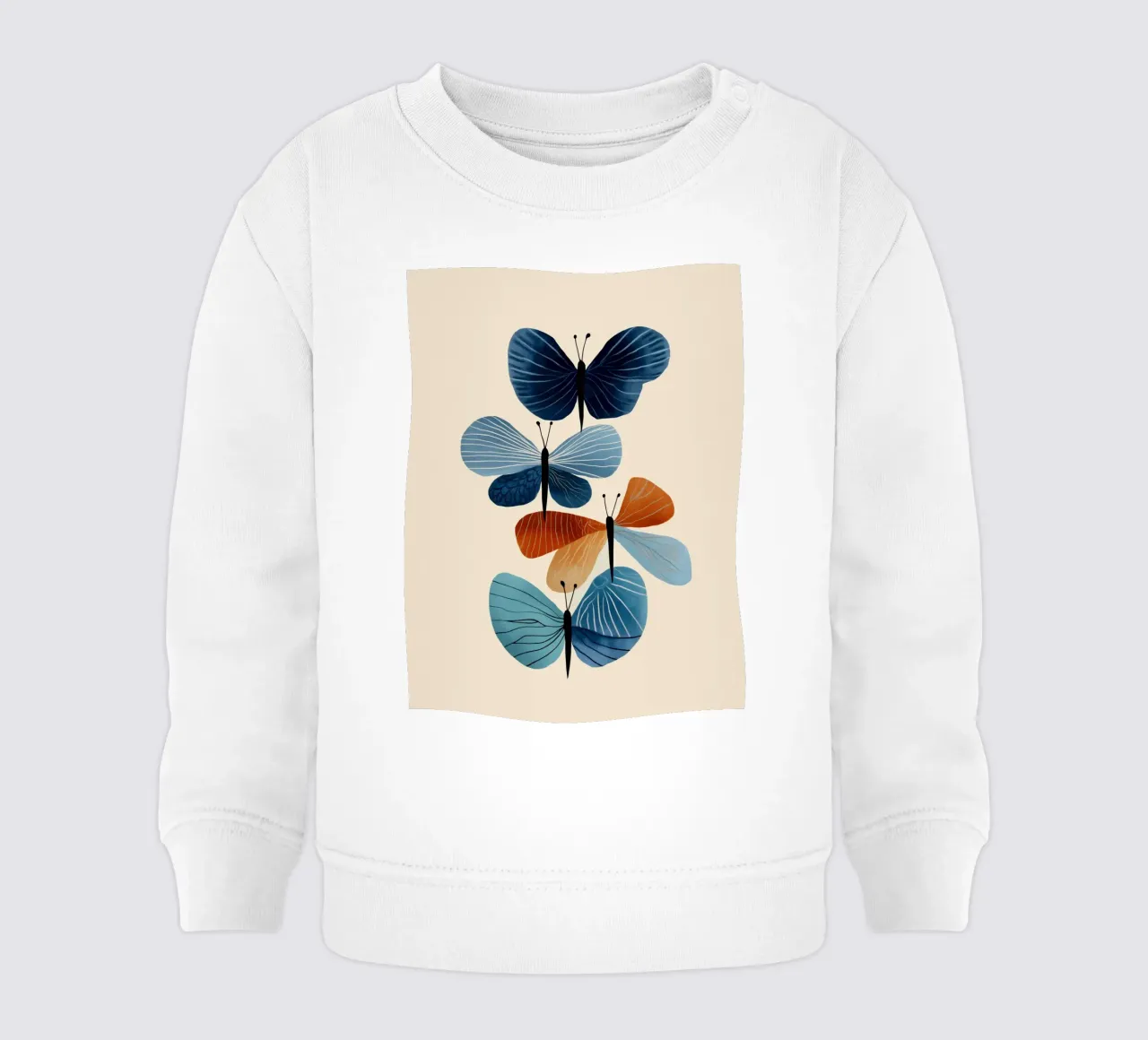 Butterflies in Bloom felpa neonato da cityart