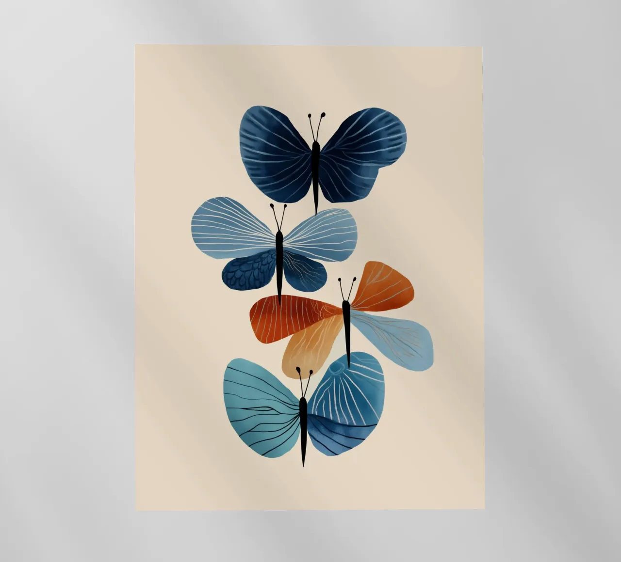 Butterflies in Bloom pellicola backlit da cityart