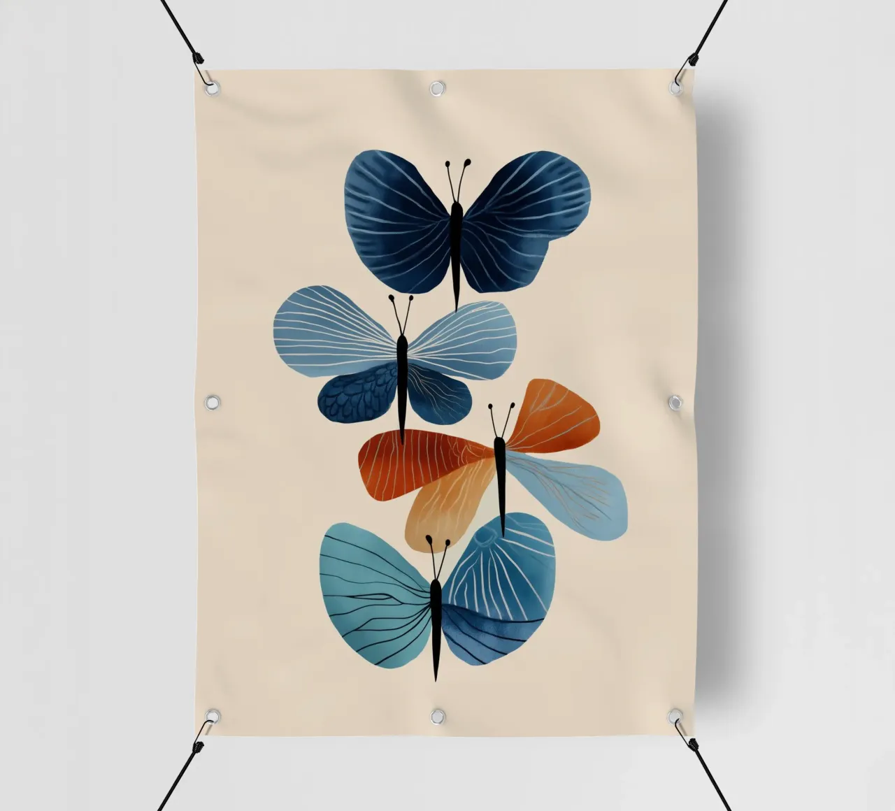 Butterflies in Bloom telo in pvc da cityart