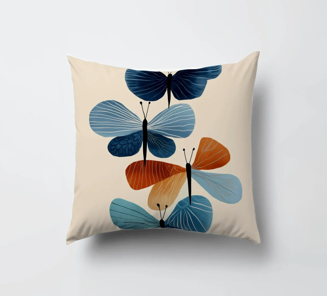 Butterflies in Bloom cuscino da cityart